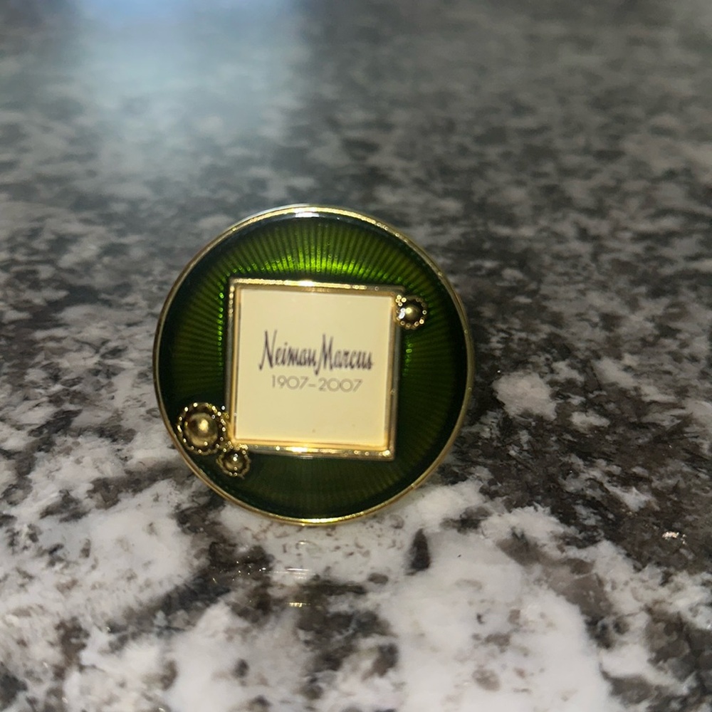 JAY STRONGWATER Neiman Marcus Collab Mini Frame Green Gold